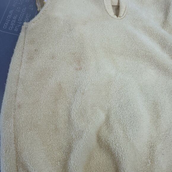 3 Mos Health Tex Vintage 1970’s Baby Jumper Yellow Flower Terry Cloth - Picture 7 of 7